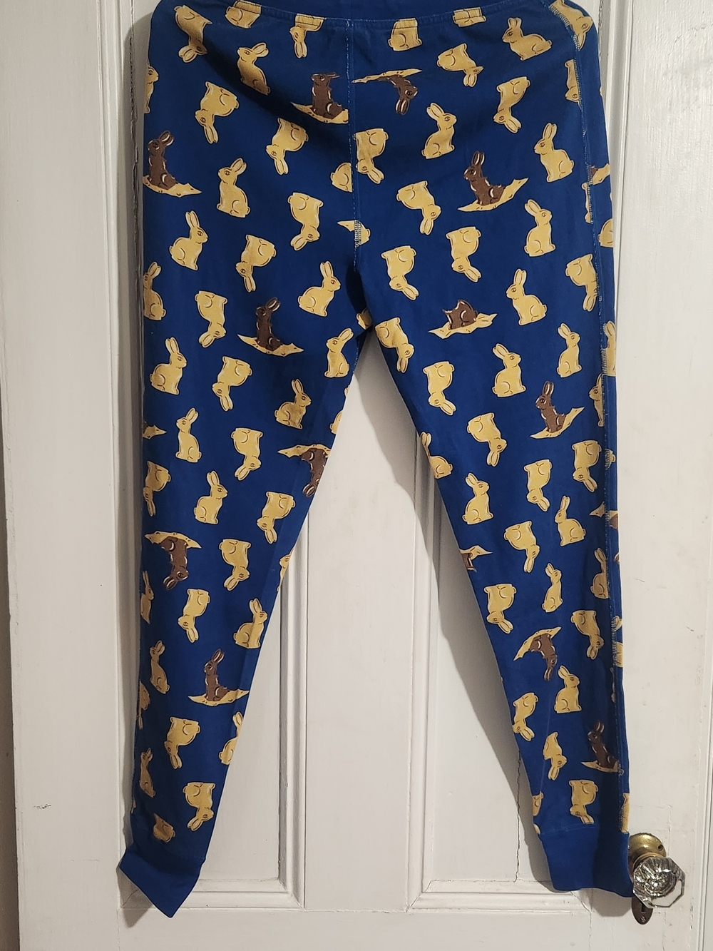 Hanna Andersson Blue Bunny-Print Pajama Bottom 100% Cotton - Picture 5 of 6
